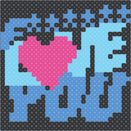 F**** Love You - alleycvt,love you,heart,song,dj,music,edm,blue,light blue,pink