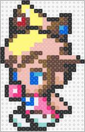 Peach - peach,princess,baby,mario,bubblegum,character,nintendo,cute,chibi,pink,yellow