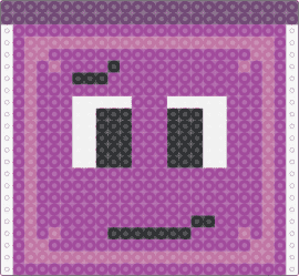 boxten dandys world headshot - boxten,dandys world,character,video game,head,face,eyes,purple