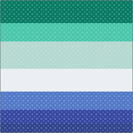 Mlm Flag kandi - mlm,pride,flag,panel,gradient,teal,green,blue