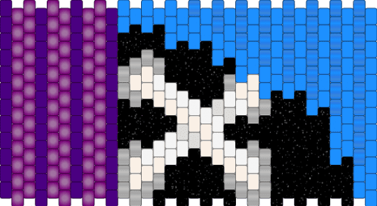 Jinx Arcane Inspired Cuff (Request) - pink,light blue
