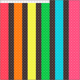 Rainbow and black stripes - vertical,stripes,colorful,panel,pink