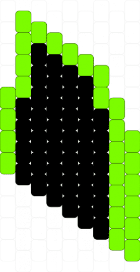 Ear - green,black