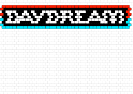 Daydream 3D - 3d,text,cuff,whimsical,imaginative,bold,statement,daydream,creative,black,blue,red,white
