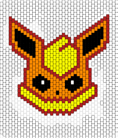 Ragg - flareon,pokemon,character,gaming,evolution,eevee,head,orange,yellow