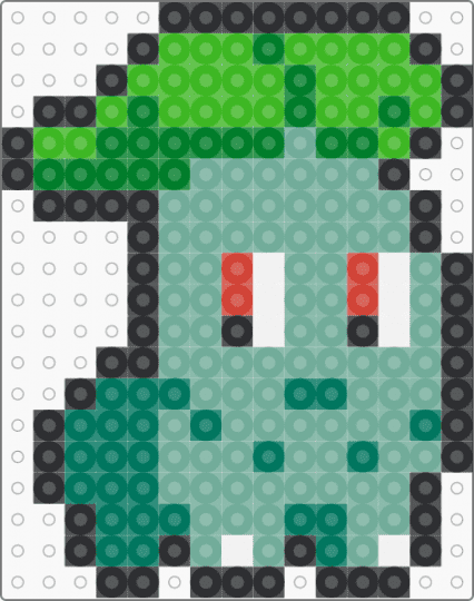 Chibi chikorita - teal,chikorita,pokemon,starter