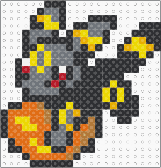 Halloween Umbreon - black, eevee, eeveelution, eeveelutions, gray, halloween, orange, pokemon, umbreon, yellow