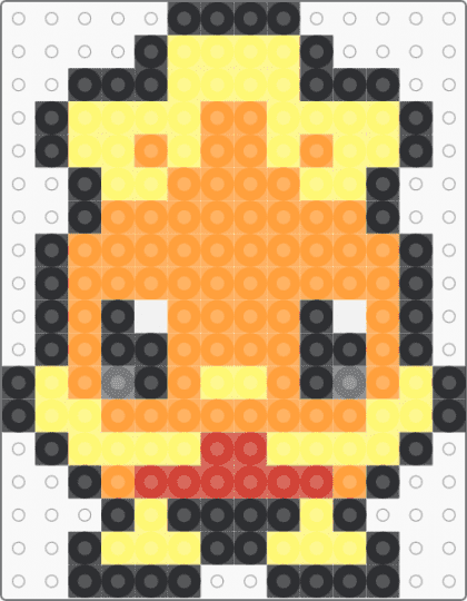 Chibi torchic - orange,yellow,torchic,pokmon,starter