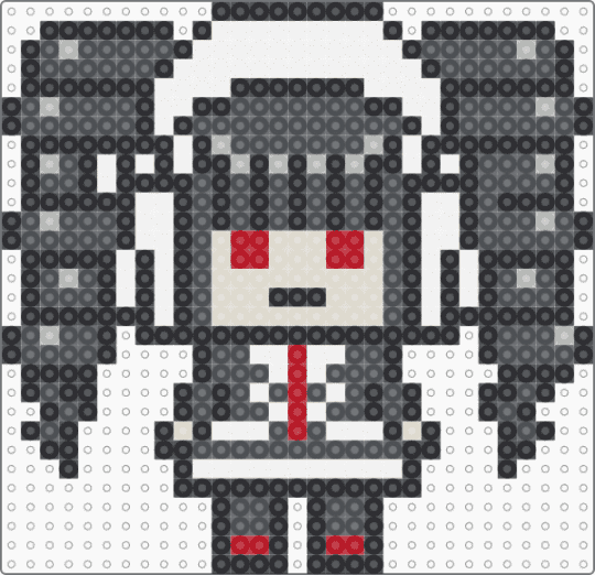 Celestia Ludenberg - gray,celestia ludenberg,danganronpa,anime