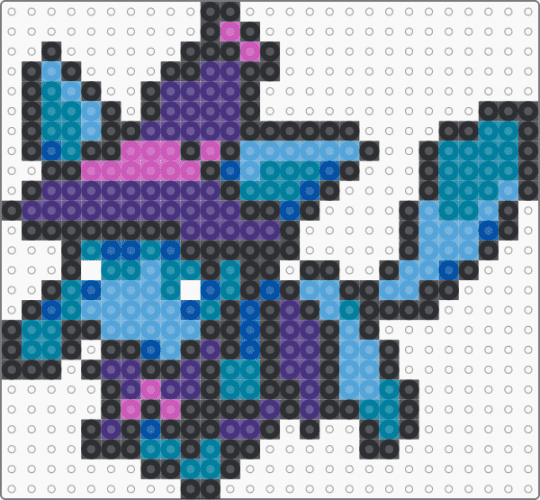 Witch glaceon - black,purple,teal,light blue,glaceon,eevee,eeveelution,pokemon,eeveelutions,halloween
