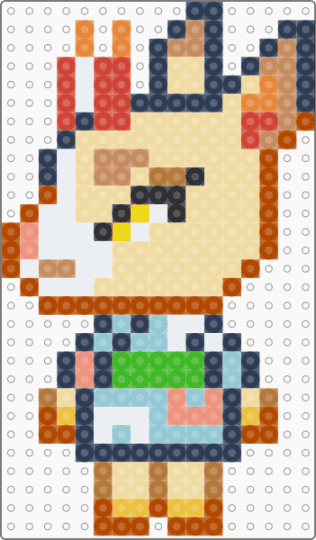 Animal crossing Shino - red,purple,beige,shino,animal crossing,acnh,new horizons