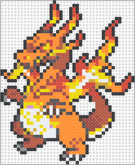 (0006) Gigantimax Charizard - red,yellow,orange,pokemon,charizard,gigantimax