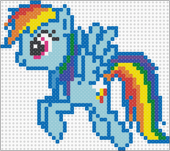 Rainbow dashy - blue,light blue,rainbow dash,mlp,my little pony