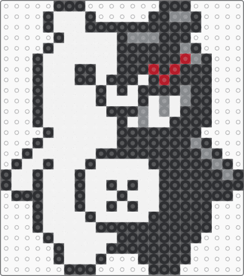 Monokuma - black,white,gray,monokuma,danganronpa