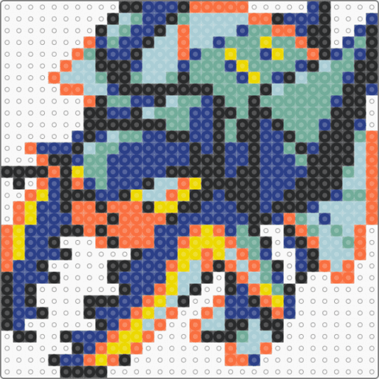 Vikavolt Small - blue,teal,orange,pokemon,vikavolt