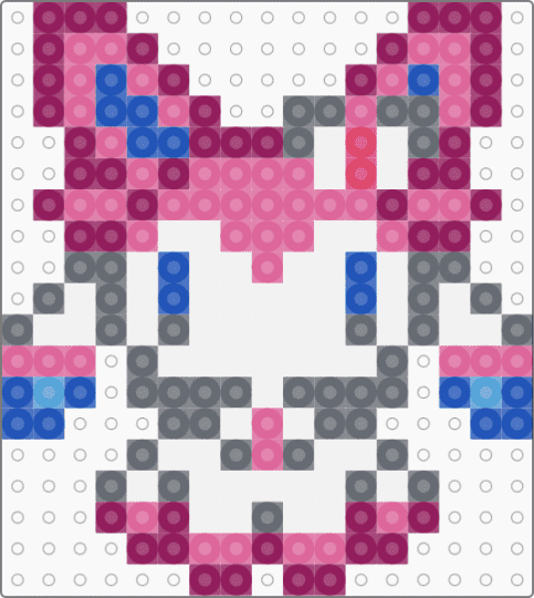 Sylveon mini - pink,gray,sylveon,pokemon,eevee