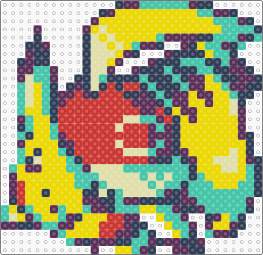 Ash Pikachu Small - yellow,purple,teal,pokemon,pikachu,ash pikachu