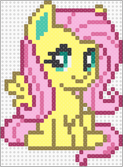 Flutter shy chibi - yellow,pink,flutter shy,fluttershy,mlp,my little pony