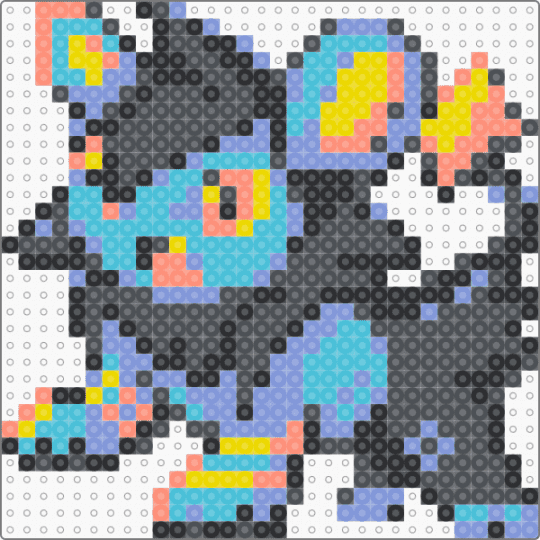 Luxio small - light blue,gray,pokmon,luxio