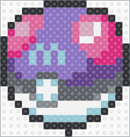 Master ball - blue,pink,gray,master ball,poke ball,pokemon