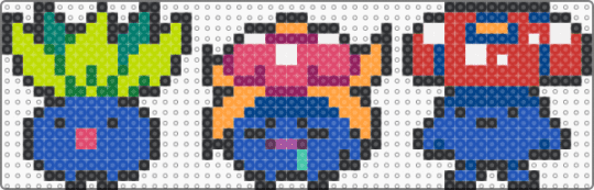 Oddish evolution line - green,red,blue,oddish,vileploom,gloom,pokmon,evolution