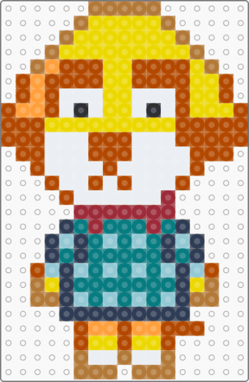 Animal crossing Frett - yellow,red,animal crossing,acnh,new horizons,frett