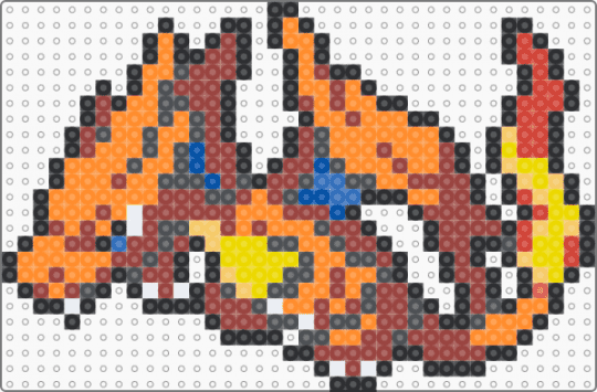 (0006) Charizard Y - charizard, mega, orange, pokemon, red