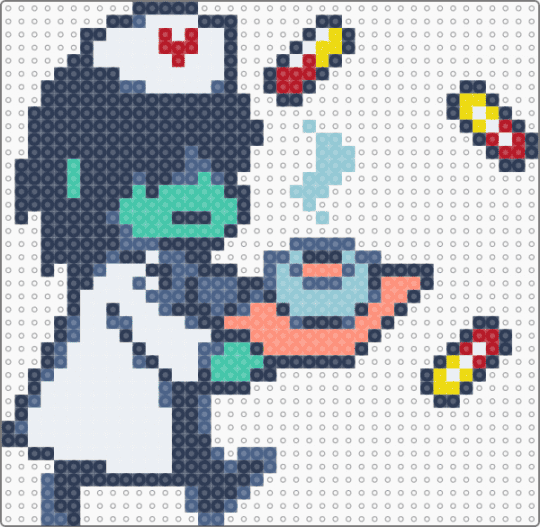 Kris nurse deltarune - purple,blue,kris,deltarune