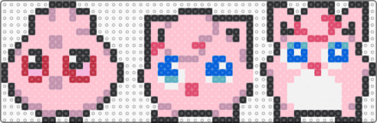 Jigglypuff evolution line - pink,jigglypuff,igglybuff,wigglytuff,pokmon,evolution