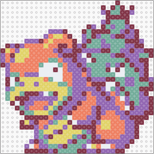 Slowbro small - pink,brown