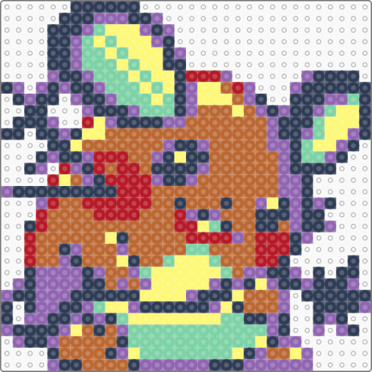 Dedenne small - tan,purple,pink,pokemon,dedenne