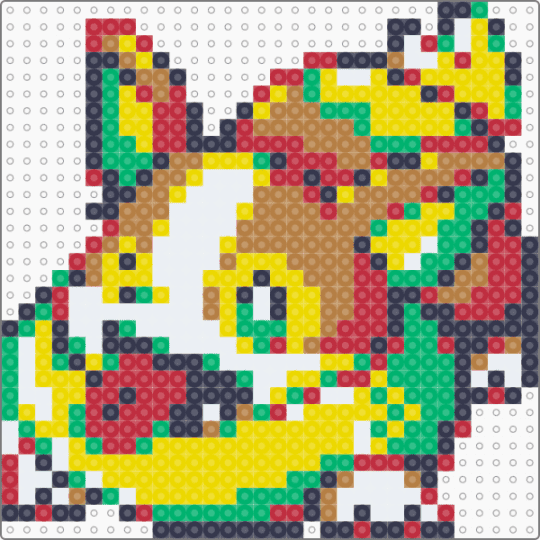 Yamper small - red,purple,yellow,pokemon,yamper