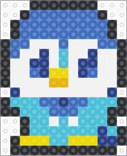 Chibi piplup - blue,light blue,piplup,pokemon,starter