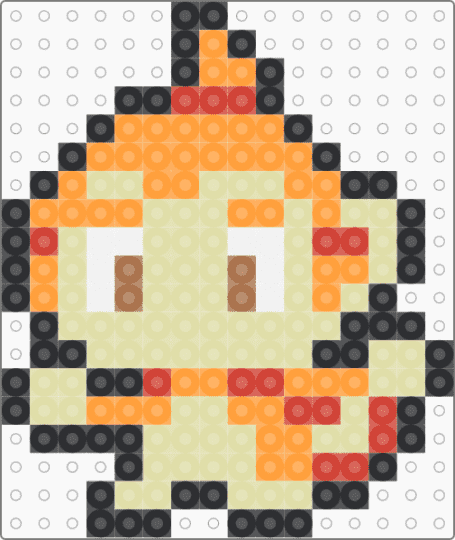Chibi Chimchar - yellow,orange,chimchar,pokemon,starter