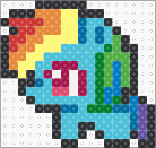 Rainbow dash!!! - light blue,yellow,green,blue,rainbow dash,rainbow,mlp,my little pony