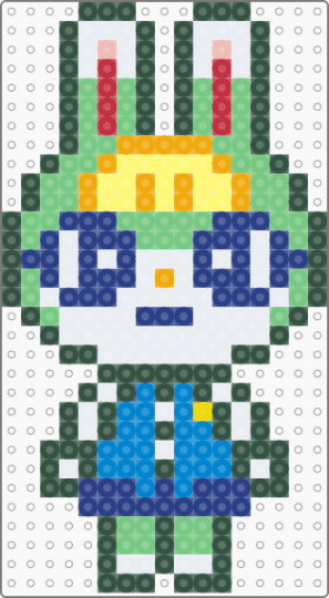 Animal crossing Sasha - gray,blue,teal,sasha,animal crossing,new horizons,acnh