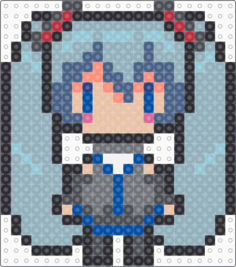 Hatsune Miku (rolling girl) - gray,light blue,blue,miku,hatsune miku,miku hatsune,vocaloid
