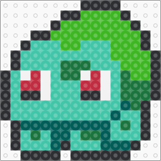 Chibi Bulbasaur - green,teal,bulbasaur,pokemon,starter