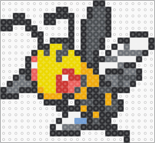 (0015) Beedrill - black,gray,yellow,beedrill,pokemon