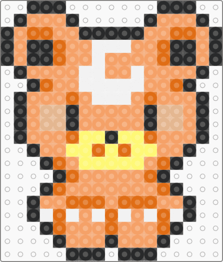 Teddiursa chibi - chibi, orange, pokemon, teddiursa