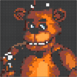 Har har ha-har har - freddy fazbear,fnaf,five nights at freddys,video game,horror,orange,brown,black