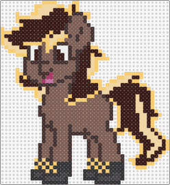 my MLP oc! - mlp,my little pony,character,brown,tan