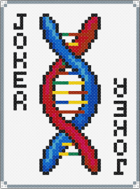 DNA Balatro - balatro,dna,joker,cards,gaming,white,red,blue