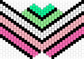 Abro pride mask - abrosexual,pride,mask,stripes,green,pink