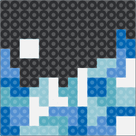 tetris pattern - tetris,arcade,video game,classic,retro,blocks,black,white,light blue