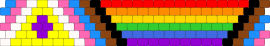 progress pride flag variation - progress,pride,colorful,cuff