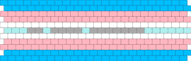 trans cuff - trans,pride,chevron,cuff,pink,light blue,white