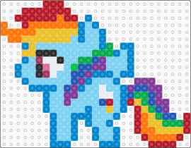 My little pony - blue,light blue,mlp,mylittlepony,rainbow dash,my little pony,rainbowdash,scenekid,scene