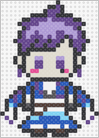 spring 2023 sai shima - shima,urashimasakatasen,music,chibi,purple,blue