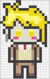 loove senra - senra,urashimasakatasen,music,suit,chibi,band,blonde,yellow,tan,beige